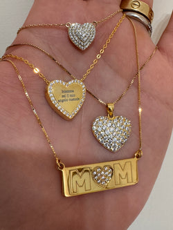 Collana Targhetta Mom