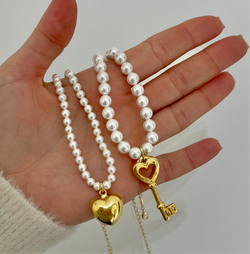 Collana Heart Key